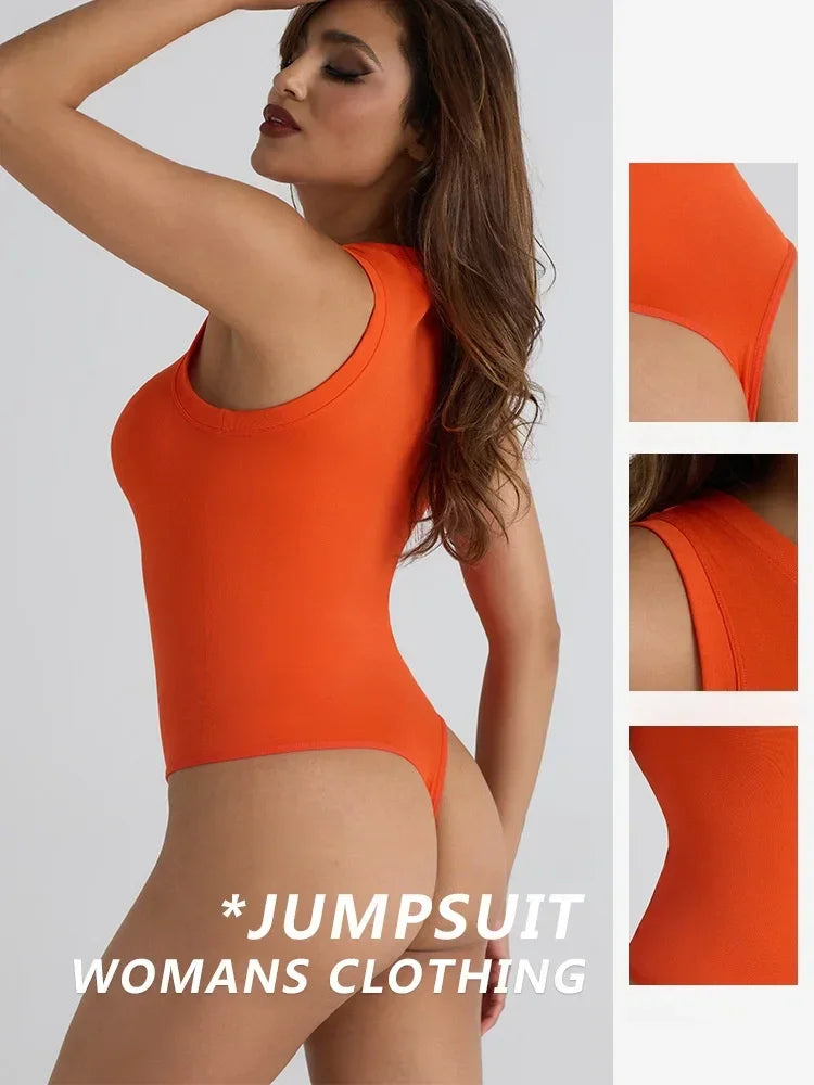 Seamless Professional Sports Yoga Suit Sleeveless Jumpsuit Fitness Suit Revealing Buttocks  Sexy Sports Jumpsuit Worn Externally