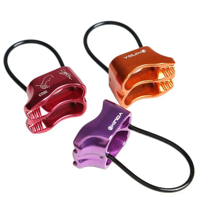 Downhill Be-lay Rappel Device Hardware Safety Ring Rock Climbing Rappel ATC Professional Climbing Descender Mountaineering
