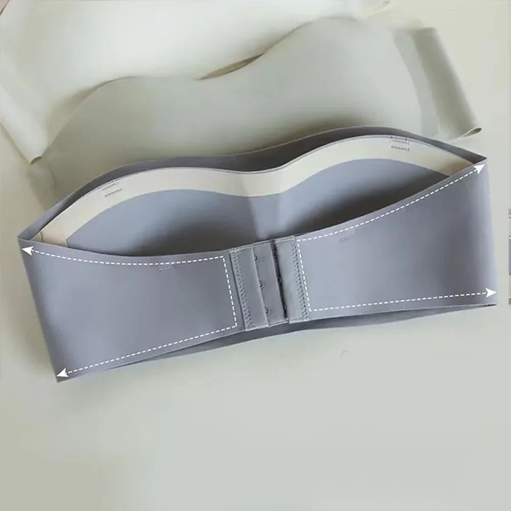 Women Sexy Strapless Bra Push Up