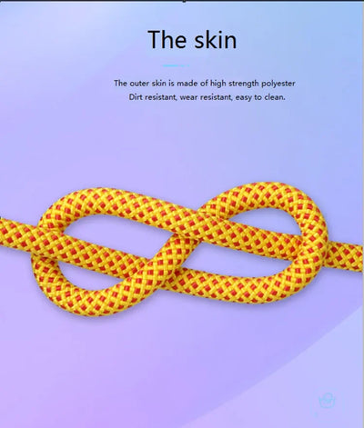 8mm Climbing Rope Outdoor Tree Rock Equipment Mountaineering Lifeline Emergency Survival Safety Gear Escape Rescue Static Rope