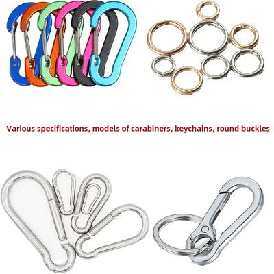 Fishing Lost Rope Boat Fishing Sea Fishing Gear Accessories Anti-lost Rope Outdoor Mountaineering Camping Steel Wire Spring R...