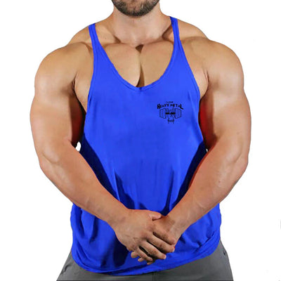 Fitness Clothing Bodybuilding Shirt Men Top for Fitness Sleeveless Sweatshirt Gym T-shirts Suspenders Man Men's Vest Stringer