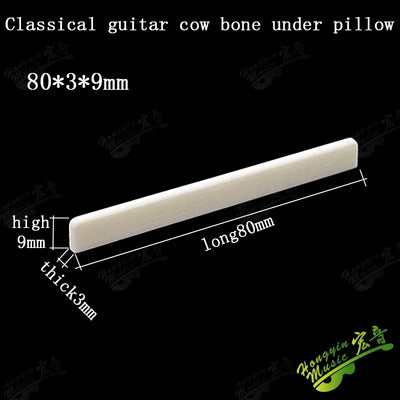 Acoustic guitar  and 4 5 6 7 12String Bass guitar nut slotted, upper and lower nuts slotted in various sizes Made of Bovine bone