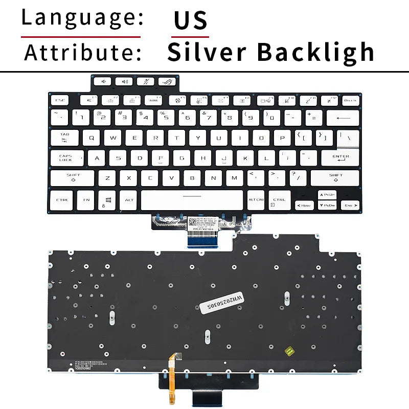 US Russian Backlit Keyboard For ASUS Zephyrus ROG M16 GU603 GU603H GU603ZX GU603ZU GU603ZW RGB Colorful Gaming Laptop Keyboards