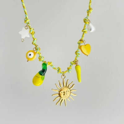 Handmade Scarf Choker Necklace for Women Girls New Fashion Fish Baroque Pearl Pendant Necklace Bohemian Vacation Necklace Gifts