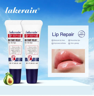 2pcs/Lot Moisturizing Lip Repair Gel Instant Relief For Dry Lips Liquid Lip Balm Paraben Free Lip Care Product Reduce Lips Line