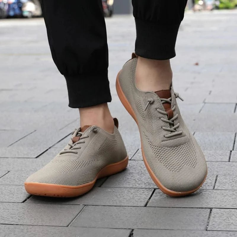 Wide Toe Barefoot Shoes Mens Womens Minimalist Walking Sneakers Shoes | Zero Drop Sole | Breathable Mesh Cross Training Shoes