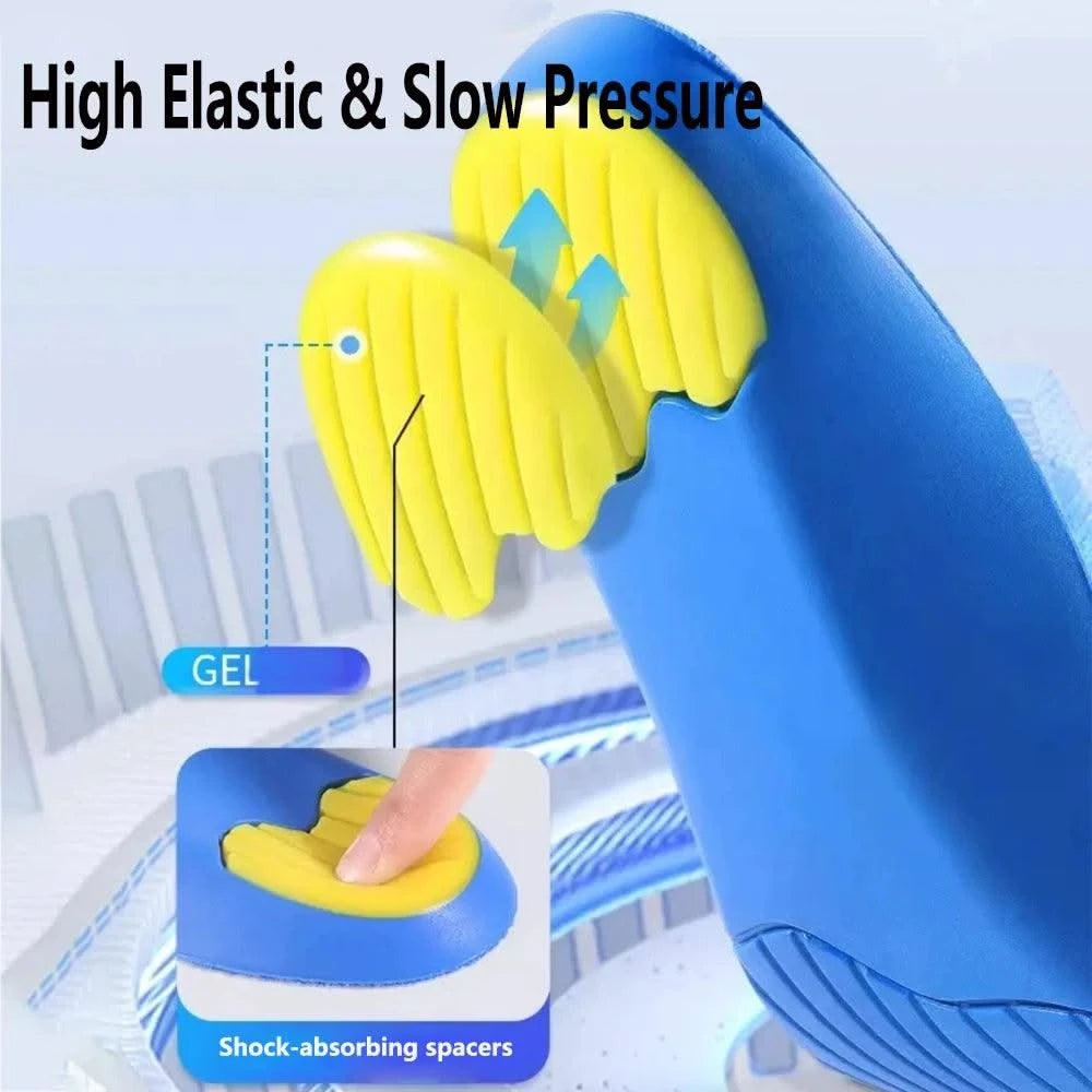 Kids Orthotic High Arch Support Insoles Orthopedic Sport Insoles for Children Plantar Fasciitis Support Shock Absorbing Shoe Pad