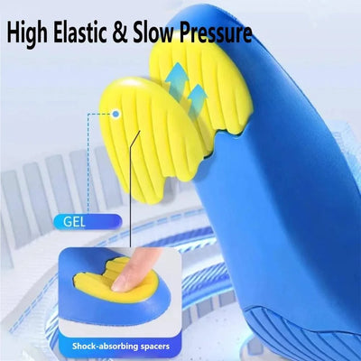 Kids Orthotic High Arch Support Insoles Orthopedic Sport Insoles for Children Plantar Fasciitis Support Shock Absorbing Shoe Pad