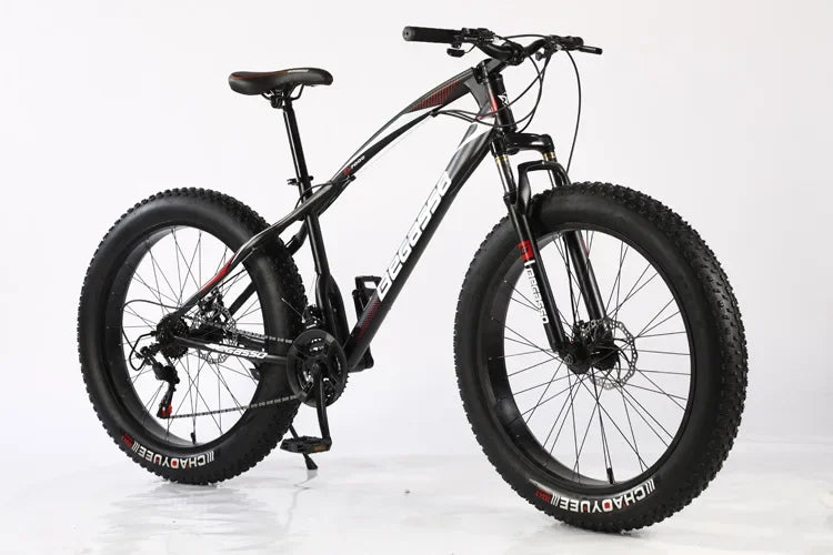 26Inch Snow Bike with Variable Speed4.0Thick Wide Tires Outdoor Beach Bike Mountain Bike Bicycle