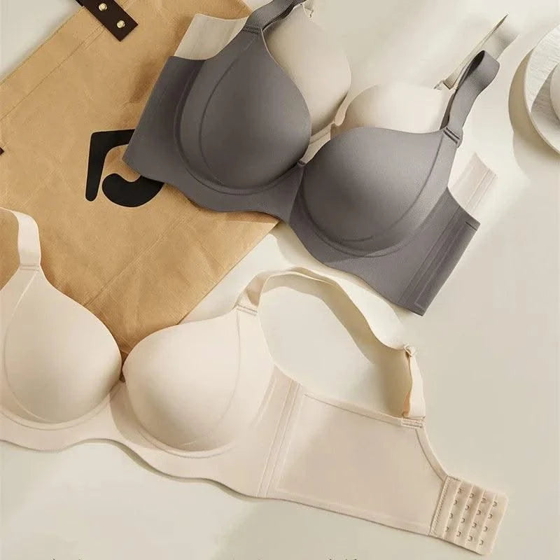 Wireless and Traceless Large Size Women's Anti-sagging Thin Mold Cup Bra