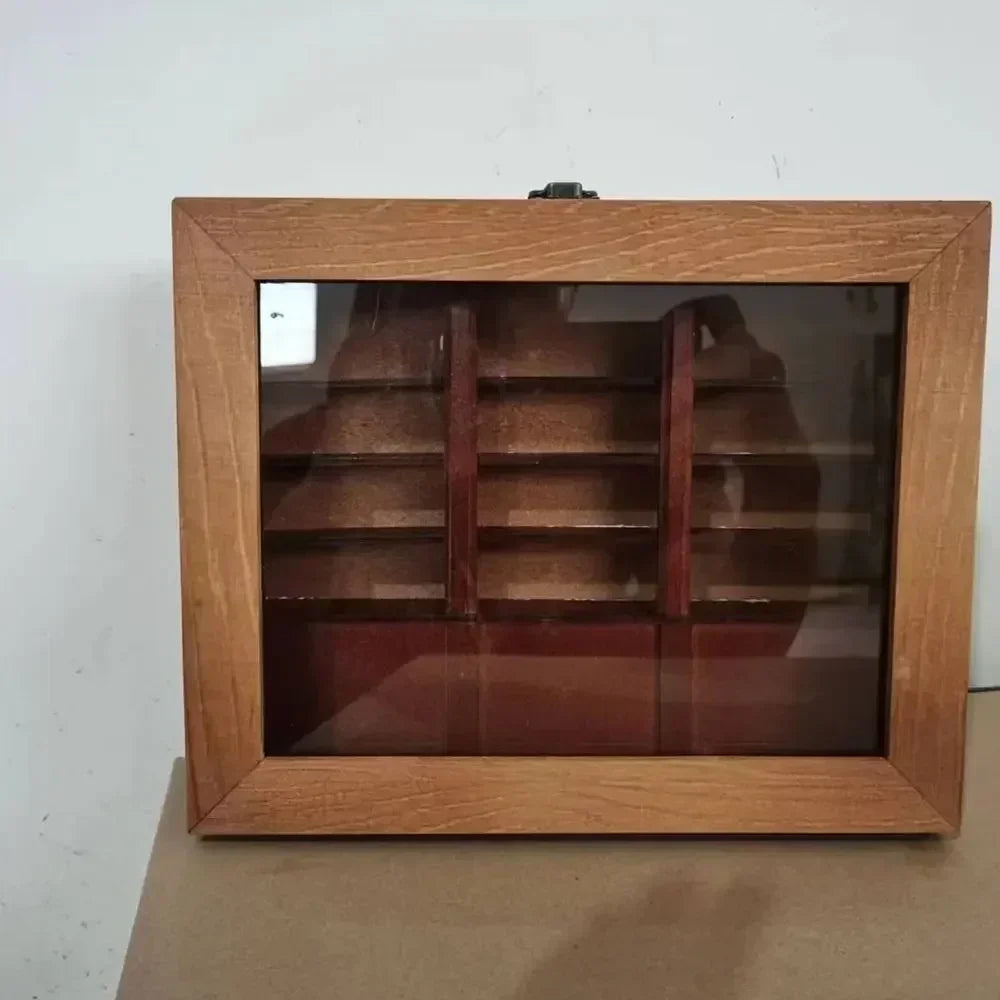 Bookshelf decor anxiety home desktop decoration fidget toys miniature wooden handmade