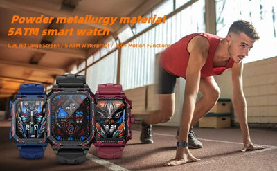 LOKMAT Ocean Max Sport Smart Watch New Flagship Waterproof Fitness Tracker BT Calls Smartwatches Heart Rate Blood Oxygon Monitor