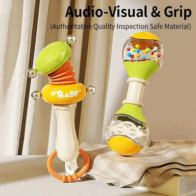 Baby Rattles Toys Newborn Sensory Teether Baby Development Games Educational Infant Toys For Babies Baby Toys 0 6 12 Months