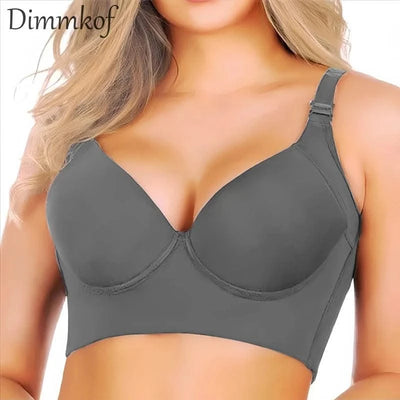 Dimmkof Full Back Coverage Push up Bras For Women
