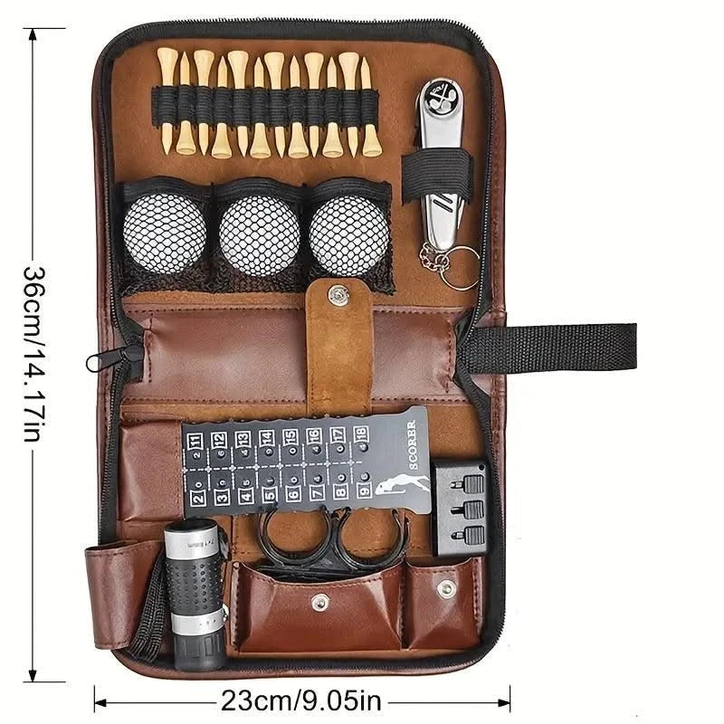 Complete Golf Accessories Set, Including Golf Balls, Golf Tees, Divot Tool, Rangefinder Golf Brush, Golf, for Men and Women