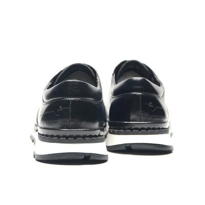 Luxury Brand Design Men's Oxford Shoes Fashion France Style Leather Sneakers Slip-on Casual Business Travel Non-slip Male Shoes