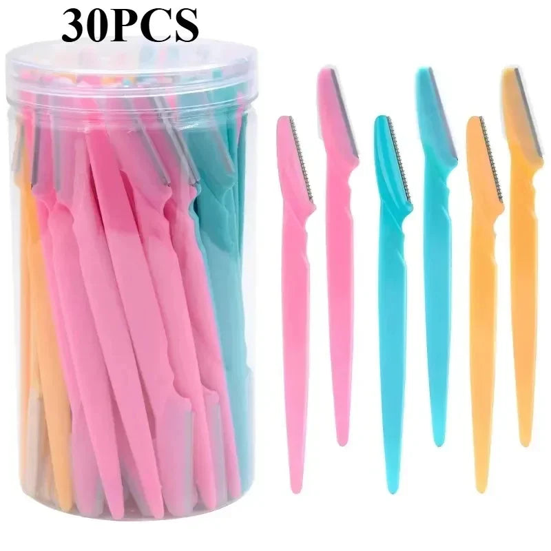 Eyebrow Razor and Facial Razor for Women Multipurpose Exfoliating Dermaplaning Tools with Precision Cover Safety Beauty New