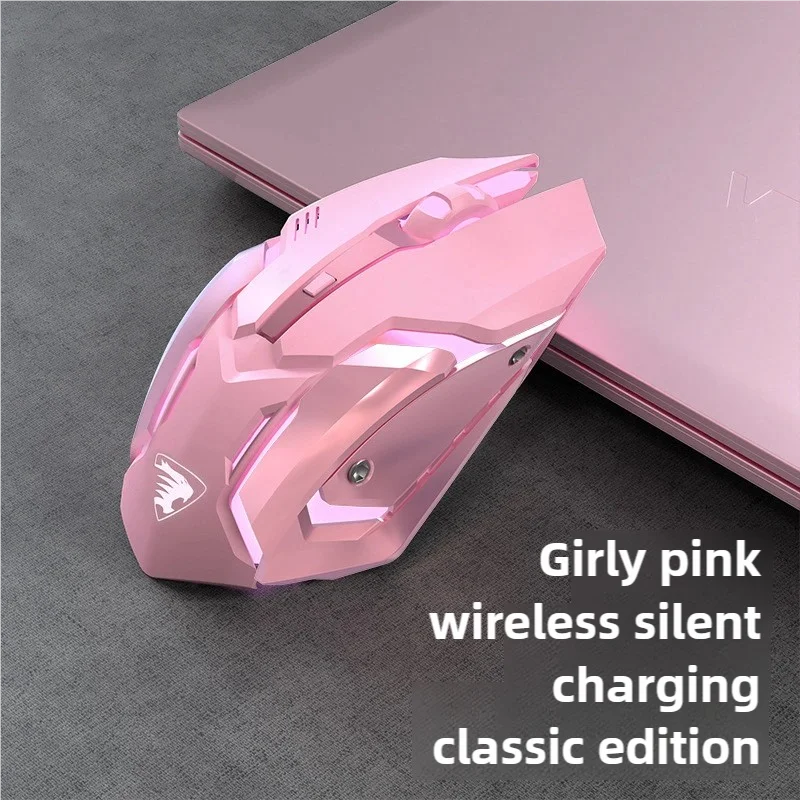 USB Wireless Gaming Mouse RGB Gamer Mouse 6 Buttons Mice Optical Office Computer Mouse For Desktop Laptop Ergonomic Mouse