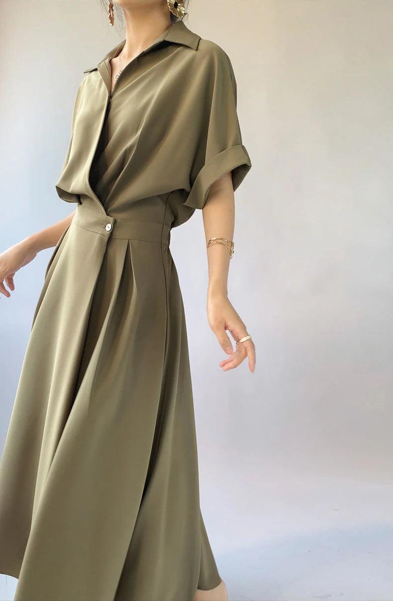 Vintage dresses for women luxury designer long woman evening dress 2024 integrated maxi green party fashion trend