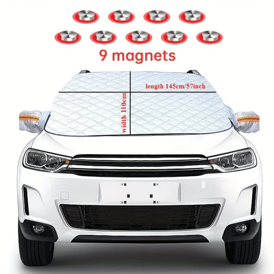 Winter Car Snow Shield Shade Front Windshield Anti-frost Antifreeze Sunshade Cover Sun Shade Protector Auto Exterior Accessories