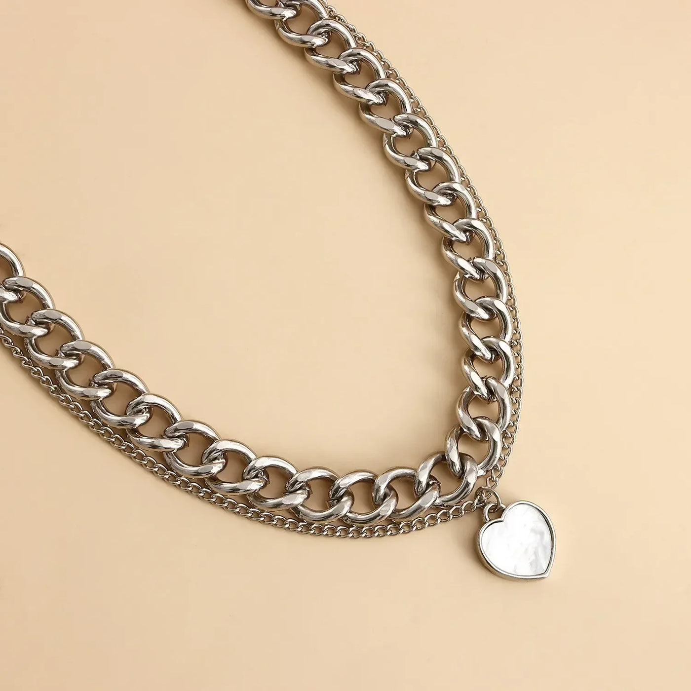 Exaggerated Big Choker Necklace for Women Girl Hiphop Chunky Chain OT Buckle Necklace on the Neck Party Jewelry Gift