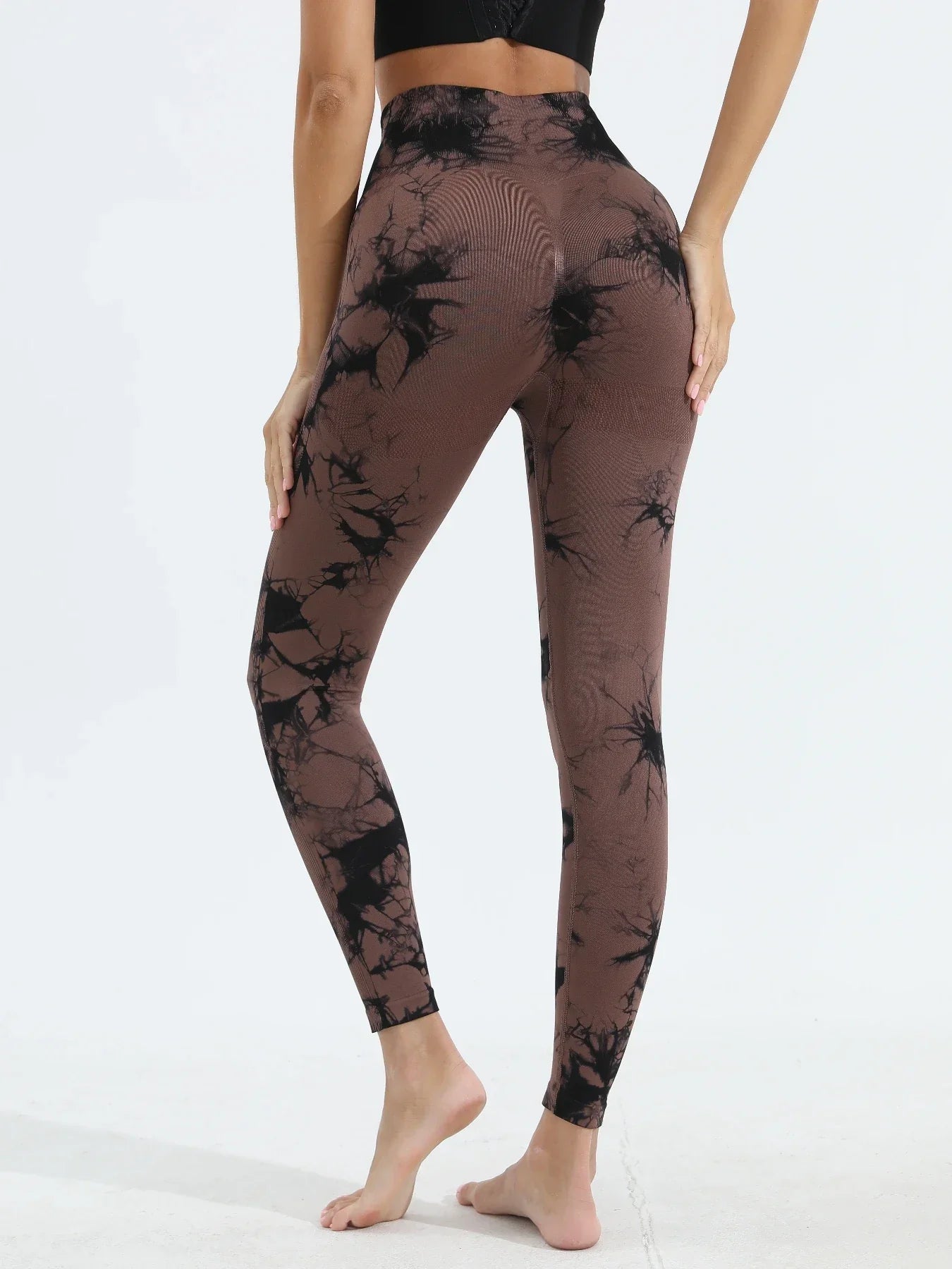 Women's Tie Dye Yoga Leggings High Waist Butt Lifting Soft & Stretchy Workout Skinny Pants