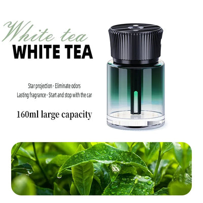 Smart car fragrance diffuser; car fragrance; automatic car fragrance diffuser; starry ceiling environment. USB car fragrance dif