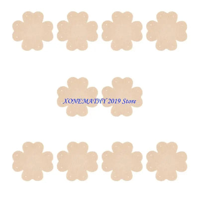 F42F 10PCS Travel Friendly Felt Jewelry Organizers Portable Jewelry Storage Pads Perfect for Storing Earrings and Necklaces