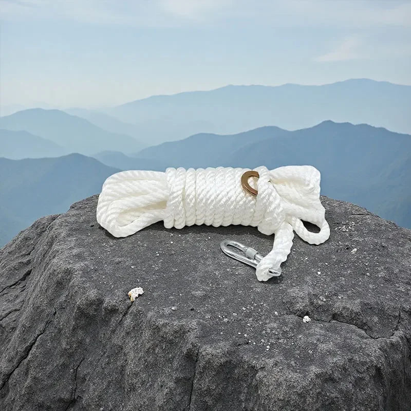 Safety Rope Clothes-drying and Quilt-drying Rope Escape and Self-rescue Rope 10-meter Mountain Climbing and Rock Climbing Rope