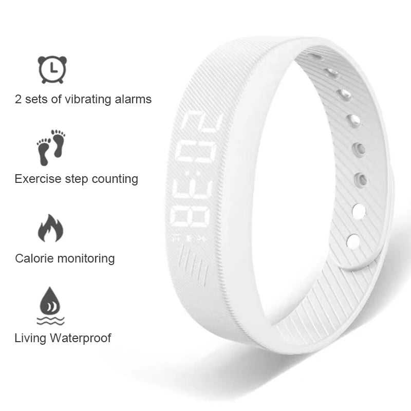 Smart Watch Sports Bracelet Smart Bracelet With Vibrating Alarm Clock Running Step Counting Bracelet for Male and Female Student