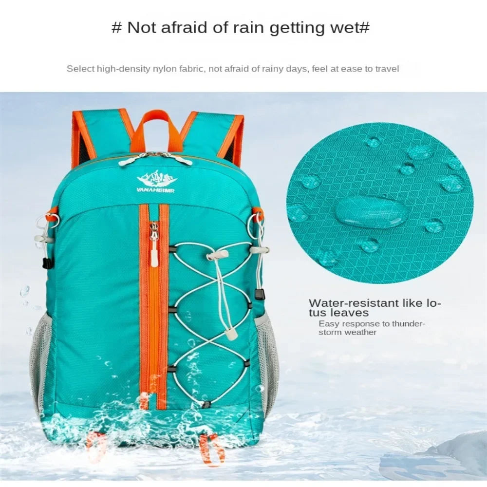Men's Mountain Riding Backpack Ultra-light Multi-functional Leisure Foldable Backpack Large Capacity Travel Bag