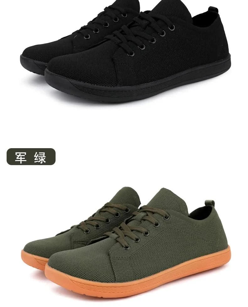 Wide Toe Barefoot Shoes Mens Womens Minimalist Walking Sneakers Shoes | Zero Drop Sole | Breathable Mesh