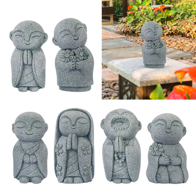 Buddha Aquarium Decor Accessories Dolls Mini Creative Small Statue Buddha Statue for Car Home Decor Teahouse Tabletop Indoor