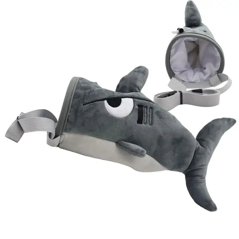 Shark Chalk Bag for Rock Climbing Animal Bouldering Chalk Bag Rock Climbers Gyming Sports Chalk Pouch for Weight Lifting Gym ﻿