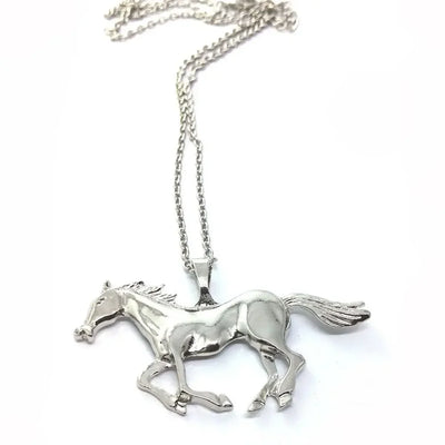 Statement Animals Accessories Silver/Gold Necklace Pony Necklace Pendant Horse Necklace