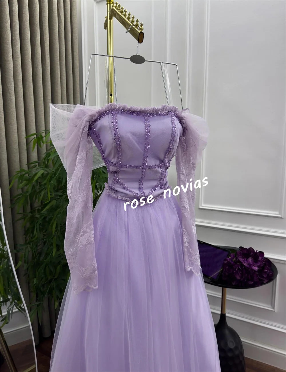 Customized Sequined Pleat Off-the-shoulder Long Dresses Bespoke Occasion Prom Evening Elegant Party Wedding Sparkle