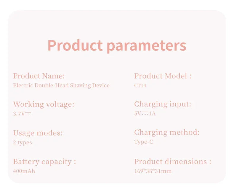 Painless Epilator Electric Shaver for Women Bikini Trimmer Facial Mustache Hair Removal Razor Ladies Face Underarm Legs Electric