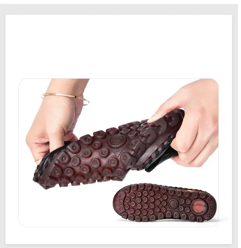 Orthopedic shoes for woman wide foot slip on loafers elderly women flat moccasins new nurse doctor comfort womens orthotic shoes