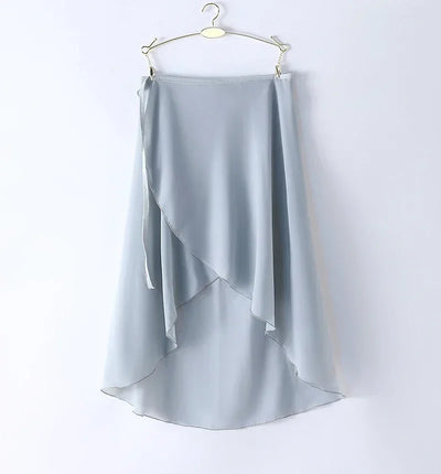 Gymnastics Ballet Wrap skirt girls chiffon skirt Ballet practice skirts national dance wear Teachers dance dress for women