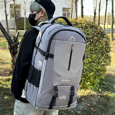 Climbing Backpack with Shoes Pocket Outdoor Travel Hiking Trekking Camping Sports Bag Large Mountaineering Luggage Rucksack