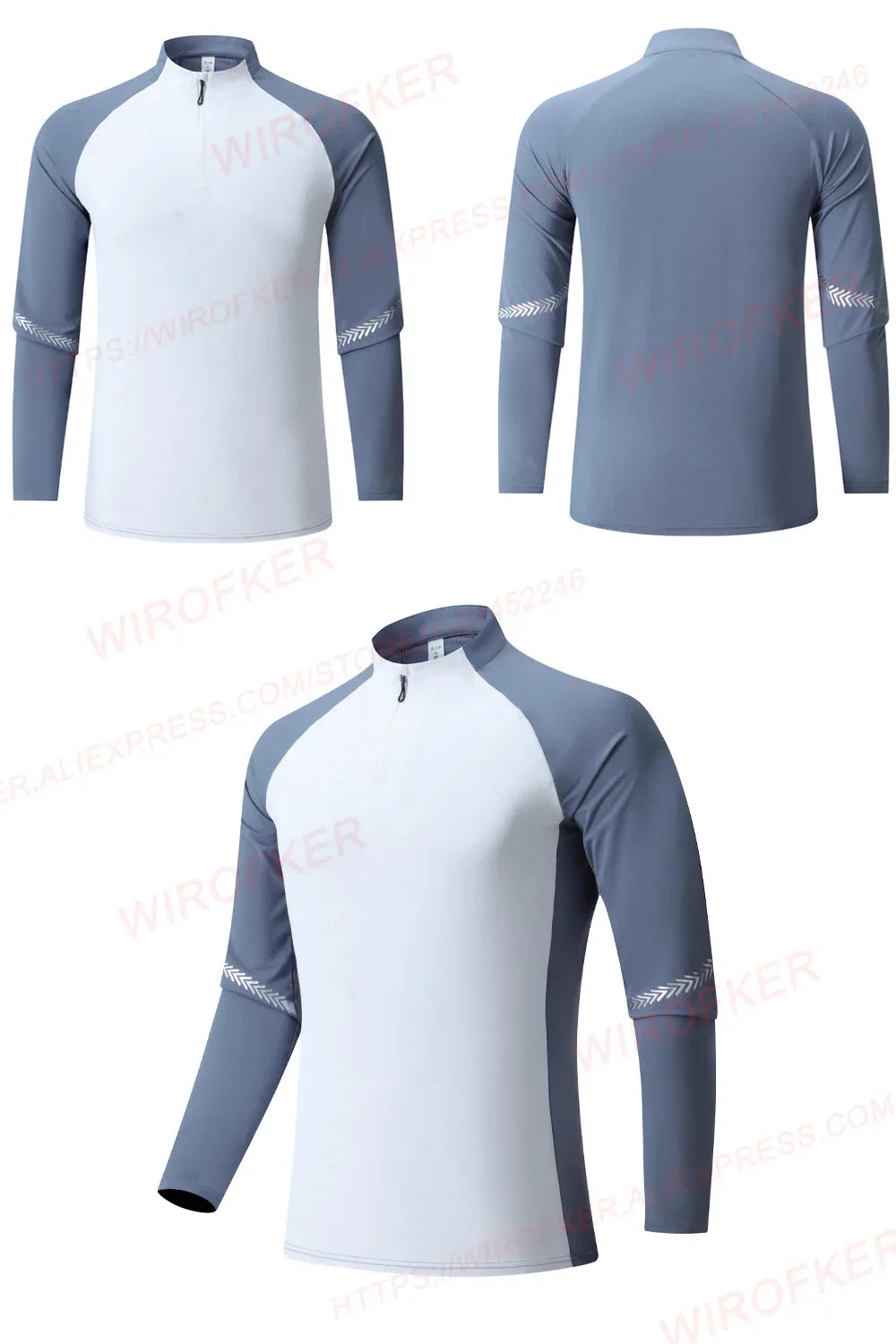 Athletic Pullovers Sport Shirt Men Fitness Training Tops Gym Casual Running Long Sleeve Male Outerwear Jogging Sport Clothing