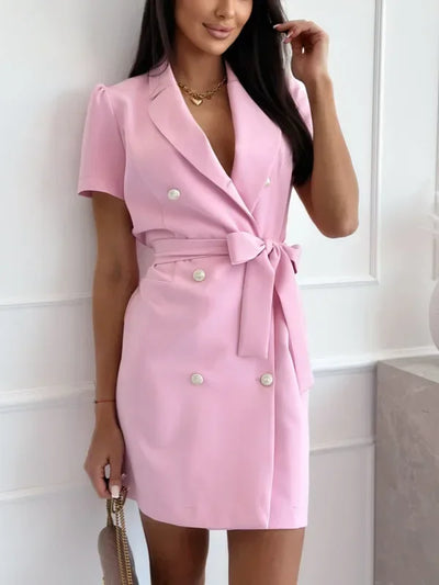 Pink Dresses for Women Lace Up