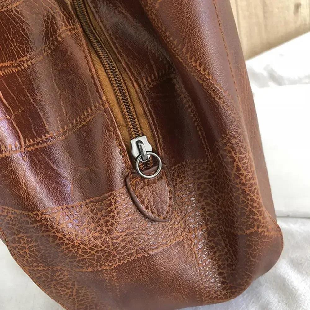 Women’s handbags vintage luxury leather shoulder bag designers large modern fashion brand female