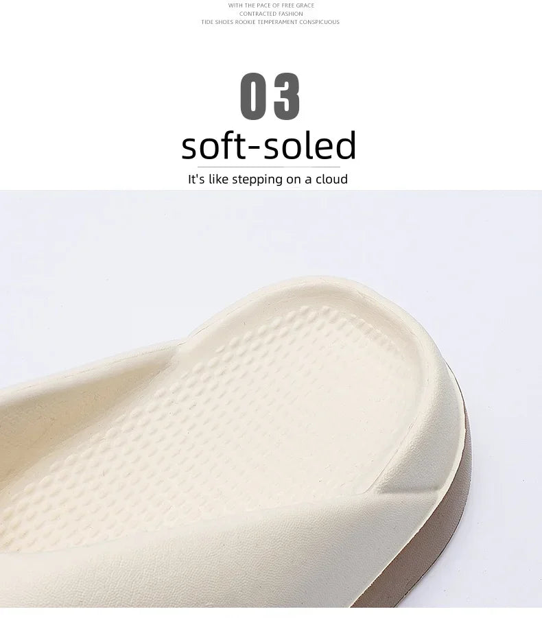 Platform Flip Flops for Women, Outdoor Beach Sandals 2025 Popular Design Non-slip Slippers Comfortable, Soft And Thick Sole