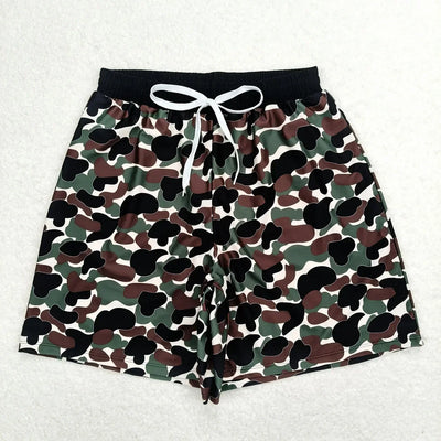 Wholesale Adult Women Swimwear Summer Sleeveless Shorts Swimsuit Set Camo Bathing Suit Clothing