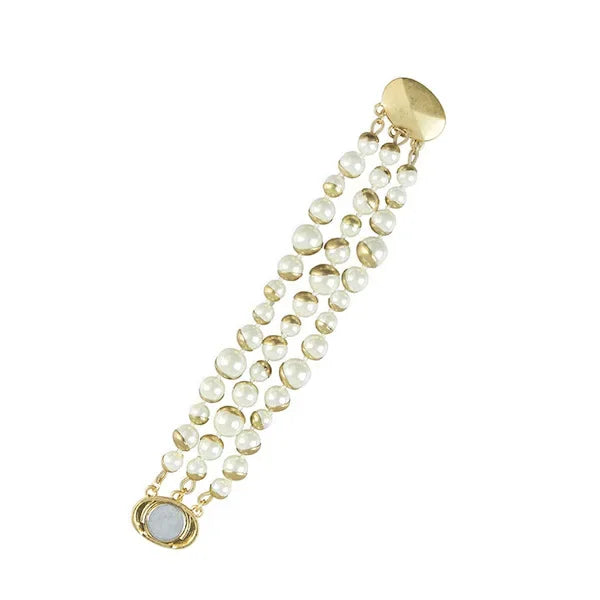 Trendy Vintage Personalized  Chain  Choker Pearl Necklaces For Women Party Jewlery