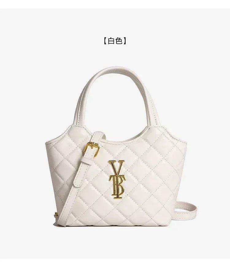 Elegant handbag for women leather material popular classic shoulder strap by famous designer luxury brand durable