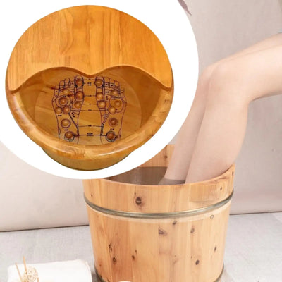 Wood Foot Bath Tub Sauna Foot Tub Household Foot Soaking Tub Footbath Basin for