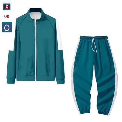 CosplayCalamari Game Cosplay Costume 456 230 001 Thanos Tracksuit Jacket T-shirt Pants Suit Teenager Sweatshirt Numbers Suit Wom